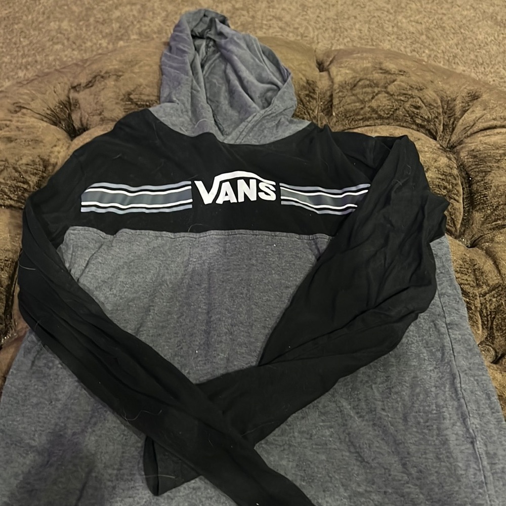Vans Pullover Gray and Black
